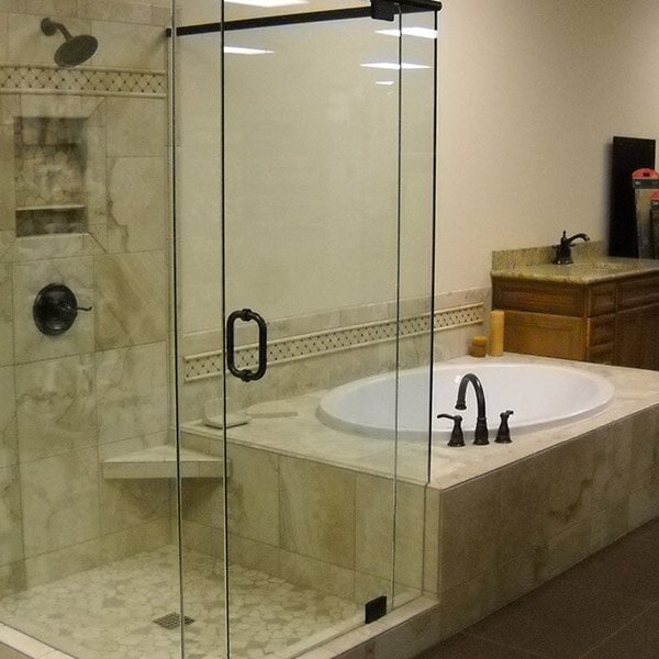 Luxury tile showers in Kennesaw GA from Enhance Floors & More