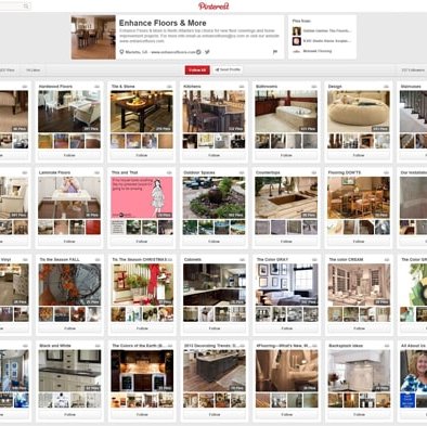 Enhance Floors & More in Marietta, GA uses pinterest